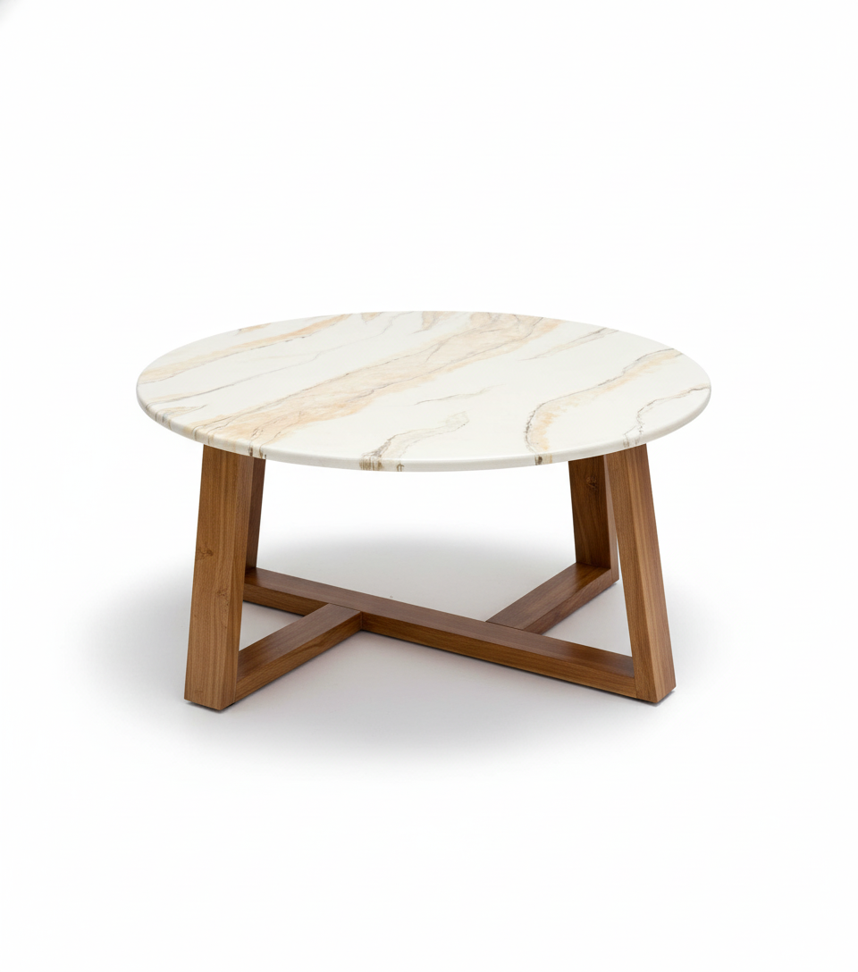 Epoxy texture art table