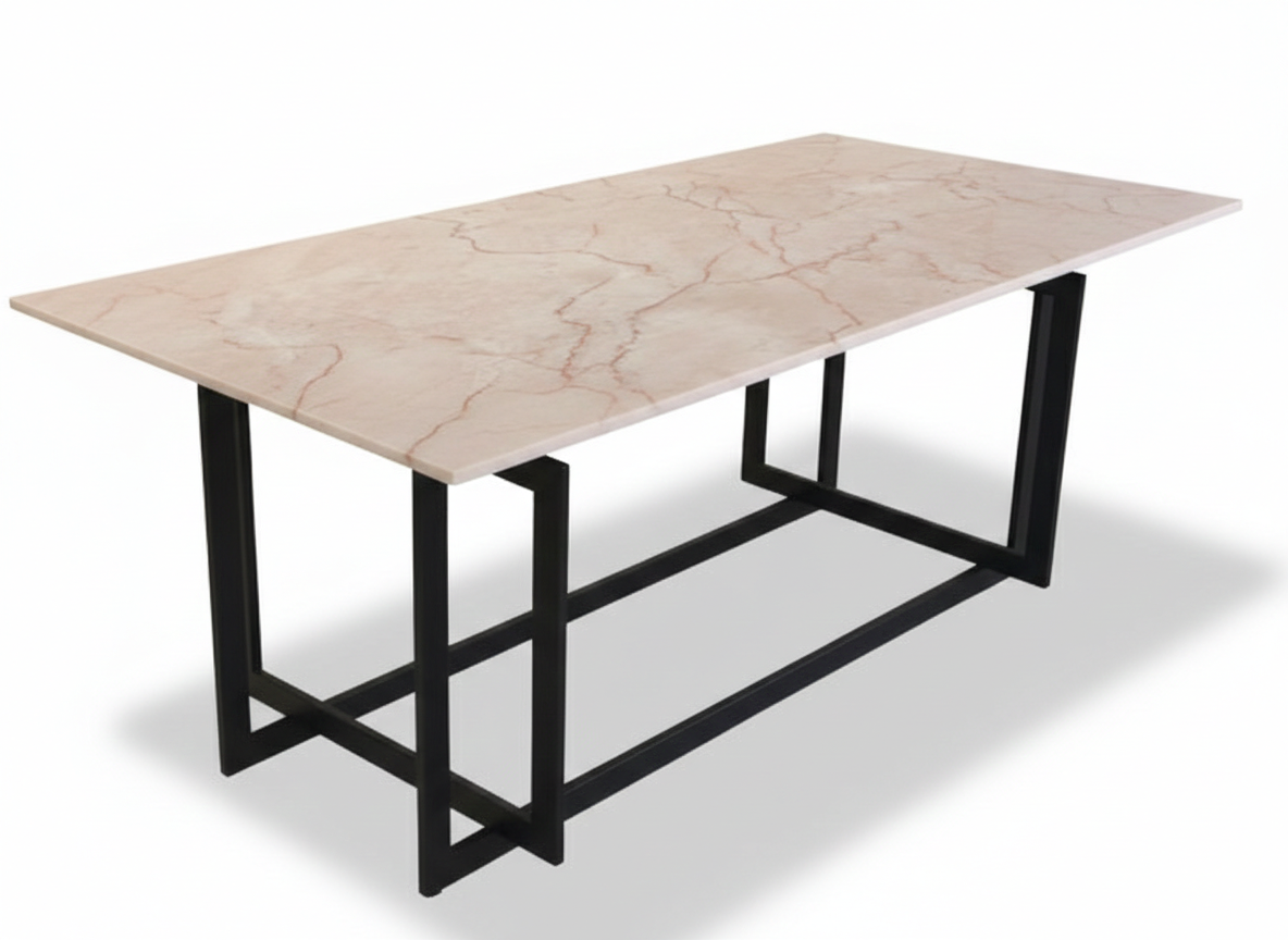 Marble dining table (6 seater)