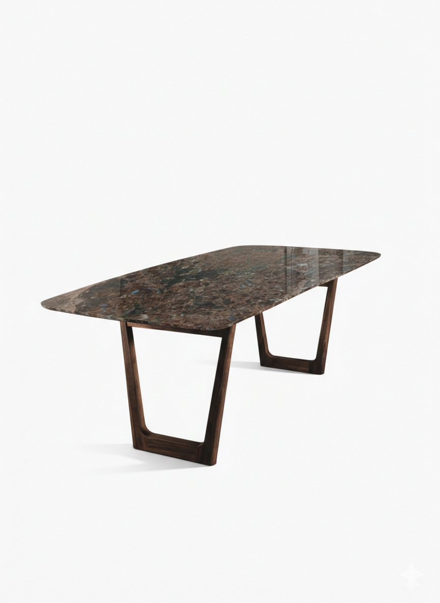 Marble dining table (6 seater)