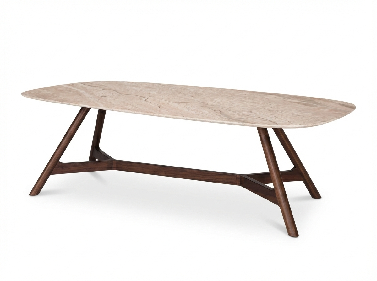 Marble dining table (6 seater)